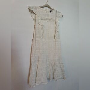 Wild Fable Ivory Textured Dress